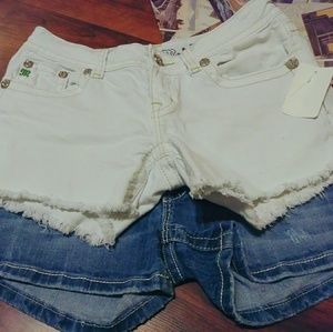 Miss Me White Size 28 Shorts